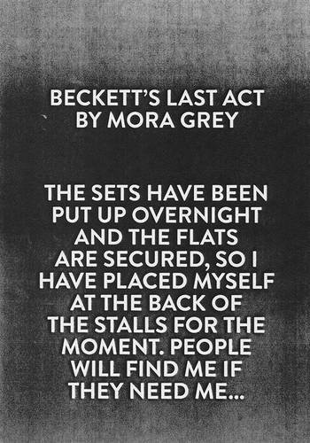 Beispielbild fr Beckett's Last Act zum Verkauf von WorldofBooks