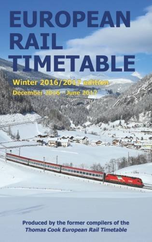 9780992907372: European Rail Timetable Winter: December 2016 - June 2017