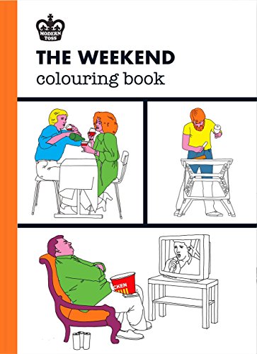 Beispielbild fr The Weekend Colouring Book (Modern Toss Coloring Books) zum Verkauf von Books From California