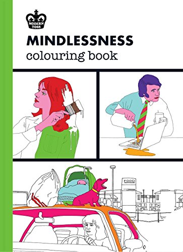 Stock image for Mindlessness Colouring Book (Modern Toss Coloring Books) for sale by Books From California