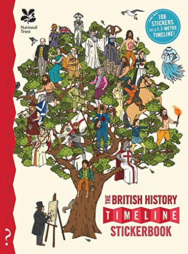 9780993019944: The What on Earth? Stickerbook Timeline of British History: From the Dinosaurs to the Present Day