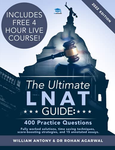 Beispielbild fr The Ultimate LNAT Guide: 400 Practice Questions: Fully Worked Solutions, Time Saving Techniques, Score Boosting Strategies, 15 Annotated Essays. 2017 . Admissions Test for Law (LNAT) UniAdmissions zum Verkauf von Reuseabook