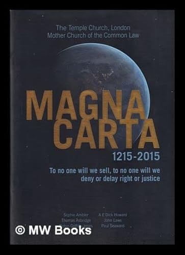 Beispielbild fr Magna Carta, 1215-2015 zum Verkauf von WorldofBooks