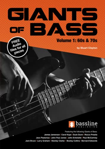Imagen de archivo de Giants of Bass - Vol. 1 (60s & 70s) (Bass Guitar Techniques Series by Stuart Clayton) a la venta por GF Books, Inc.