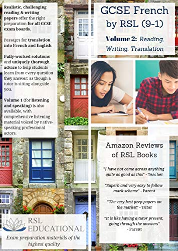 Beispielbild fr GCSE French by RSL (9-1) Volume 2: Reading, Writing, Translation zum Verkauf von Monster Bookshop