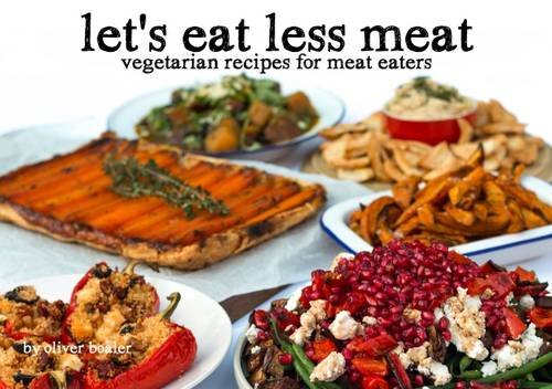 Imagen de archivo de Let's Eat Less Meat: Vegetarian Recipes for Meat Eaters a la venta por AwesomeBooks