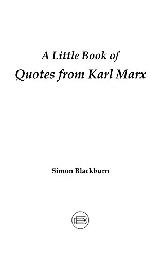 9780993524202: A Little Book of Quotes from Karl Marx
