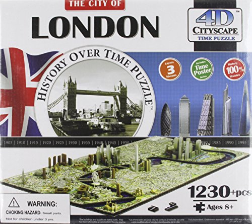 9780993744327: 4d Cityscape London History Time: 1,230 Pieces