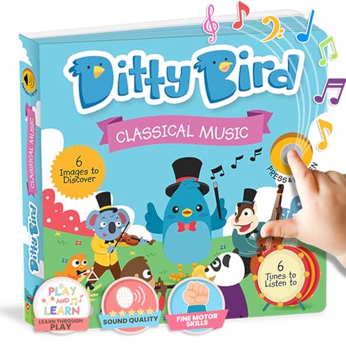 Beispielbild fr CLASSICAL MUSIC SOUND TOY for BABIES with Melodies Mozart | fresh new batteries included. Educational Toys ages 1-3. Baby Toys for one year old. Toddler Musical Book. 1 year old boy girl gifts zum Verkauf von Better World Books