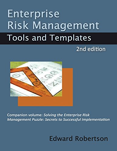 Stock image for Enterprise Risk Management Tools and Templates for sale by GF Books, Inc.