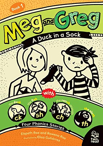 Stock image for A Duck in a Sock: Four Phonics Stories (Meg and Greg) for sale by Zoom Books Company