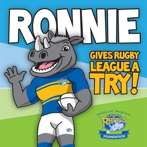Beispielbild fr Ronnie Gives Rugby League a Try: Learn to read with Ronnie the Rhino zum Verkauf von WorldofBooks