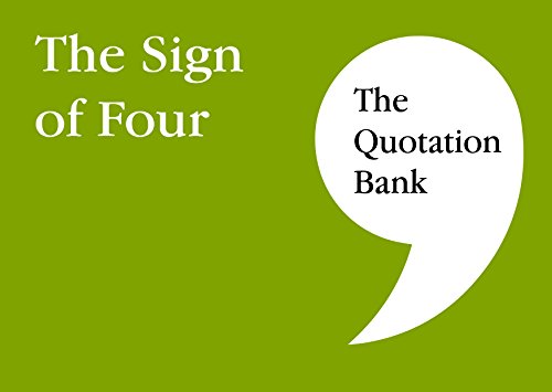 9780995608665: The Quotation Bank: The Sign of Four GCSE Revision and Study Guide for English Literature 9-1