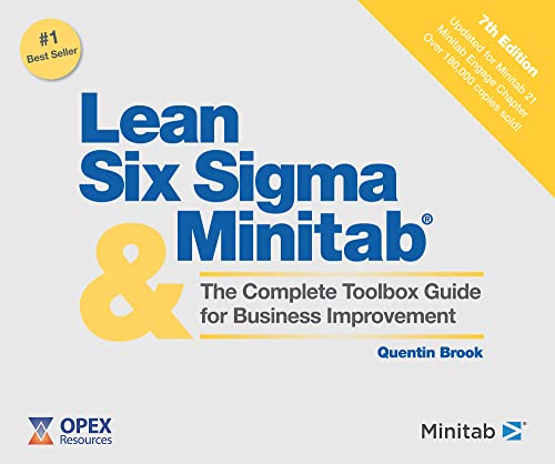 9780995789951: Lean Six Sigma and Minitab (7th Edition): The Complete Toolbox Guide for Business Improvement