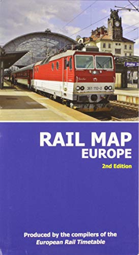 Beispielbild fr Rail Map of Europe: 2nd Edition zum Verkauf von WorldofBooks