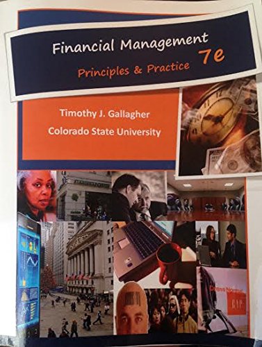 Stock image for Financial Management 7e Principles and Practices, 7th Ed for sale by TextbookRush