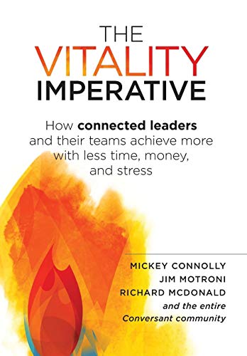 Beispielbild fr The Vitality Imperative: How connected leaders and their teams achieve more with less time, money, and stress zum Verkauf von Books From California