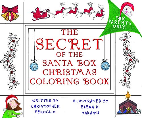 The Secret of the Santa Box Christmas Coloring Book - Fenoglio, Christopher