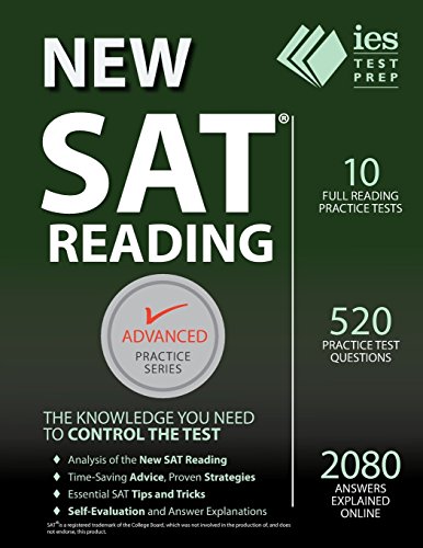 Beispielbild fr New SAT Reading Practice Book zum Verkauf von Better World Books