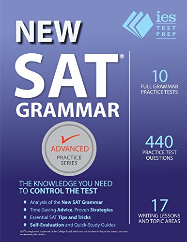 9780996406413: New SAT Grammar Workbook: Volume 8 (Advanced Practice Series)