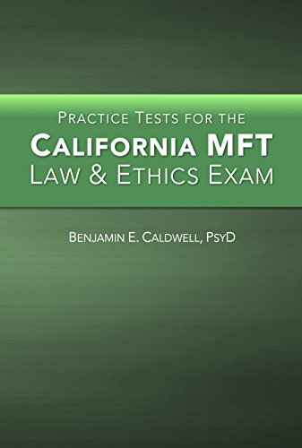 Stock image for Practice Tests for the California MFT Law and Ethics Exam for sale by HPB-Red