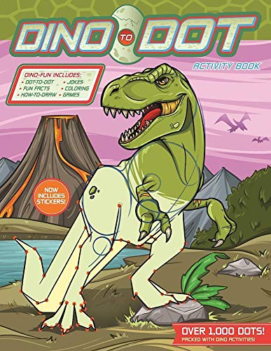 9780996599894: Dino-to-Dot Activity Book