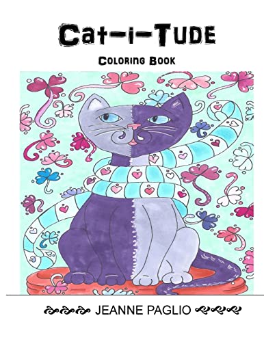 Beispielbild fr Cat-i-tude Coloring Book zum Verkauf von Lucky's Textbooks