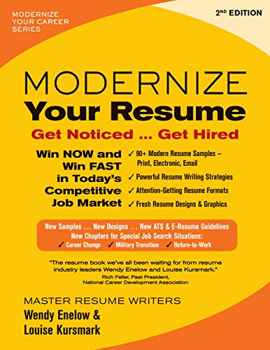 Stock image for Modernize Your Resume: Get Noticed.Get Hired (Modernize Your Career) for sale by SecondSale