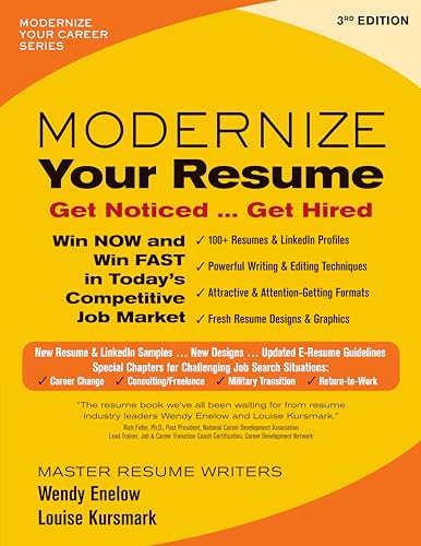 Stock image for Modernize Your Resume: Get Noticed. Get Hired (Modernize Your Career) for sale by SecondSale