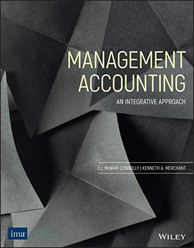 Stock image for Management Accounting: An Integrative Approach for sale by SecondSale