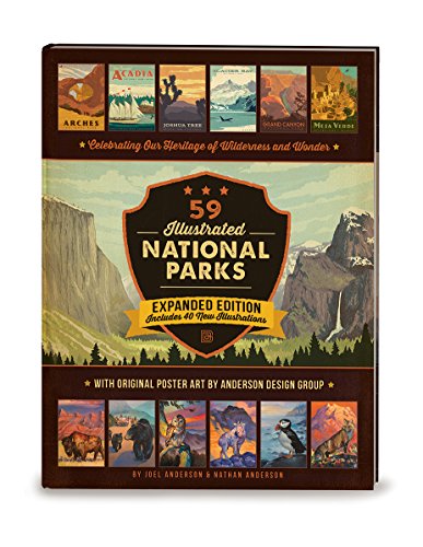 Stock image for 59 Illustrated National Parks: Expanded Edition for sale by Goodwill Books