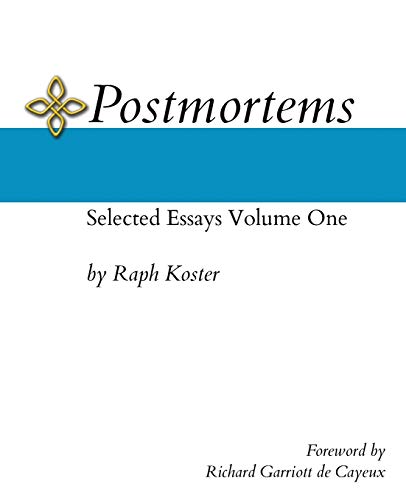 Stock image for Postmortems: Selected Essays Volume One (1) for sale by WorldofBooks