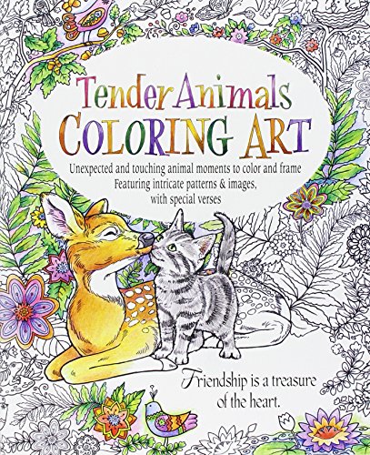 Stock image for Tender Animals Coloring Art for sale by ThriftBooks-Dallas