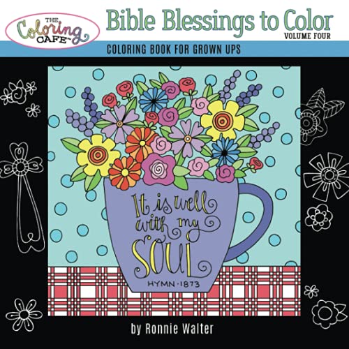 Beispielbild fr The Coloring Cafe-Volume Four-Bible Blessings to Color zum Verkauf von Off The Shelf