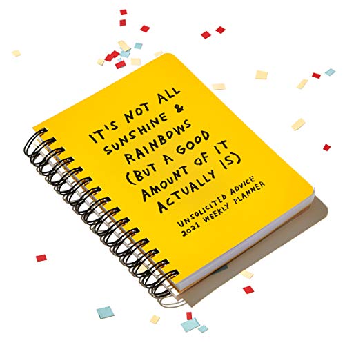 9780996907279: Unsolicited Advice 2021 Weekly Planner & Journal with Stickers
