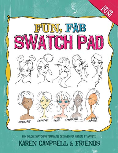 Stock image for Fun Fab Swatch Pad: Fun color swatching templates designed for artists by artists! (Fun Fab Drawing Series) for sale by HPB-Diamond