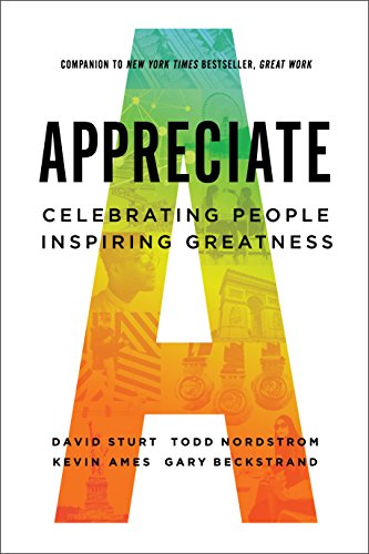 Imagen de archivo de Appreciate: Celebrating People, Inspiring Greatness a la venta por SecondSale