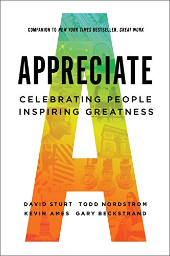 9780996980807: Appreciate: Celebrating People, Inspiring Greatness