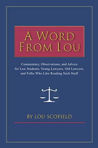 Stock image for A Word From Lou for sale by SecondSale