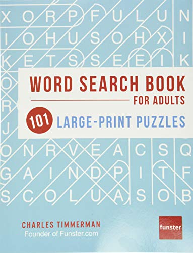 Beispielbild fr Funster Word Search Book for Adults: 101 Large-Print Puzzles zum Verkauf von ZBK Books