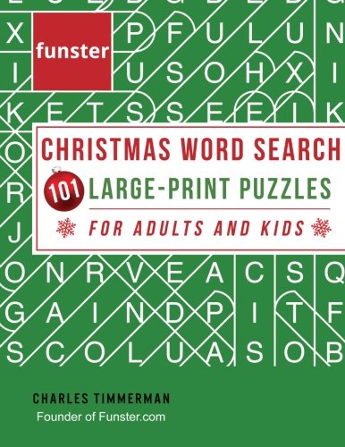 Stock image for Funster Christmas Word Search 101 Large-Print Puzzles for Adults and Kids: Exercise your brain and fill your heart with Christmas spirit for sale by ZBK Books