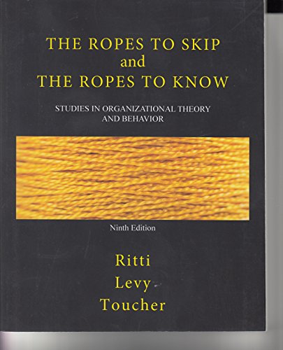 Beispielbild fr The Ropes to Skip and the Ropes to Know, ninth edition zum Verkauf von BooksRun