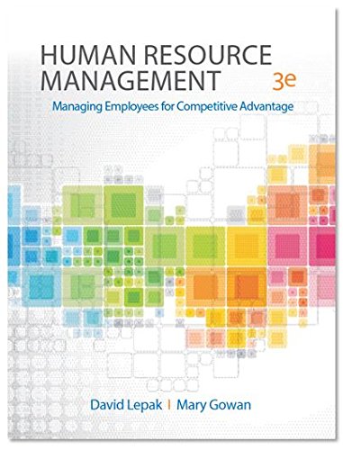 Stock image for Human Resource Management, third edition for sale by HPB-Diamond