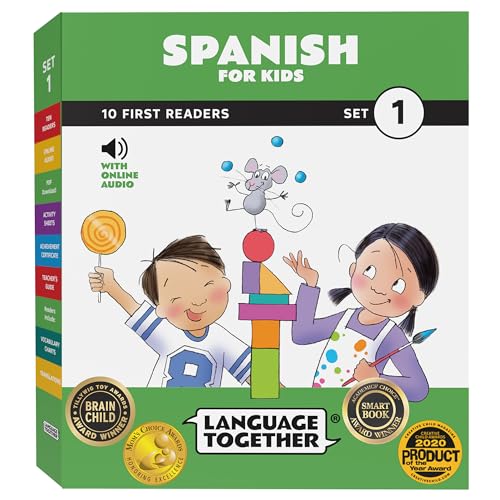 Stock image for Spanish for Kids: First 10 Readers Book Pack with Online Audio (Beginner Learning Library for Ages 3-8) Set 1 by Language Together for sale by Goodwill Books