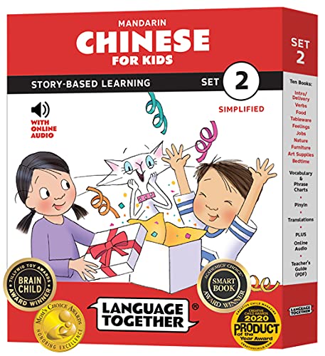Stock image for Mandarin for Kids Set 2: Beginner Chinese Readers Book Pack with Online Audio: Learn Chinese for Kids 3-8 years by Language Together for sale by books4salehawk