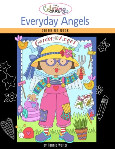 Beispielbild fr The Coloring Cafe-Everyday Angels zum Verkauf von Books Unplugged