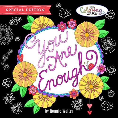 Beispielbild fr The Coloring Cafe-You Are Enough zum Verkauf von SecondSale