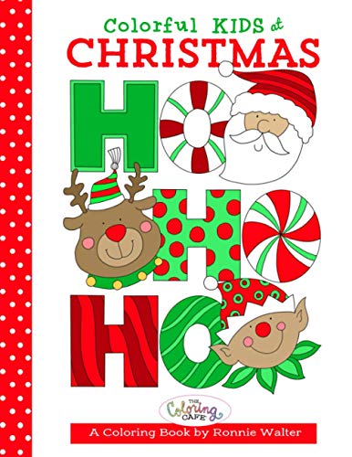 Beispielbild fr The Coloring Cafe-Colorful Kids at Christmas-A Coloring Book zum Verkauf von GF Books, Inc.