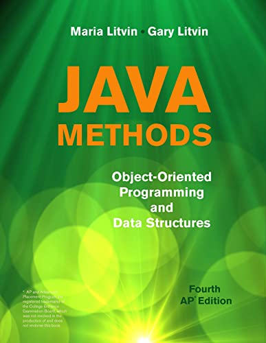 Imagen de archivo de Java Methods: Object-Oriented Programming and Data Structures a la venta por HPB-Red