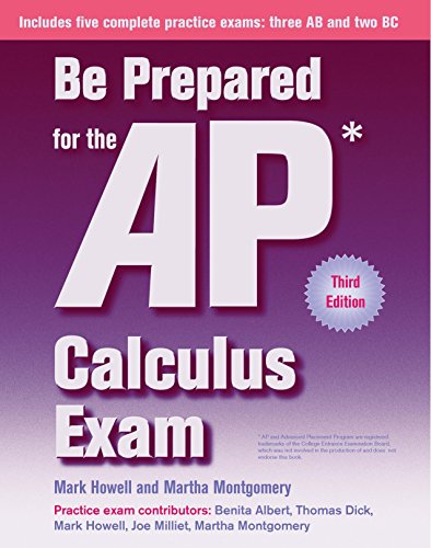 Imagen de archivo de Be Prepared for the AP Calculus Exam a la venta por BooksRun